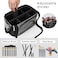 Makeup Brush Case Standup Makeup Cup Makeup Brush Holder Travel Professional Cosmetic Bag Artist Storage Bag Large Makeup Brush Bag with Adjustable Divider Large Black
