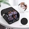 Makeup Brush Case Standup Makeup Cup Makeup Brush Holder Travel Professional Cosmetic Bag Artist Storage Bag Large Makeup Brush Bag with Adjustable Divider Large Black
