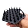 The BEARD BLACKSilicone Beard Scrubber Facial Hair Exfoliator Brush Deep Cleans Removes Beardruff  Dandruff Unclogs Pores  Helps Hair Growth SoftTouch Shower  Bathroom Accessory for Men