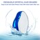 Crystal Hair Eraser for Women Crystal Hair Remover Painless Exfoliation Quick and Easy Painless Hair Removal Tool for Arms Legs and Back Portable Mild Hair Remover Reusable  Washable Blue