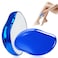 Crystal Hair Eraser for Women Crystal Hair Remover Painless Exfoliation Quick and Easy Painless Hair Removal Tool for Arms Legs and Back Portable Mild Hair Remover Reusable  Washable Blue