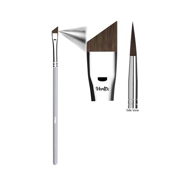 Angled Eyeliner Brush Slanted  Small Thin Winged Liner For Clean Lines To Apply Smooth Liquid Gel Liner For A Fine Wing  Application Of Flat Angle Edges Allows Precision Control Sexy Cat Eyes