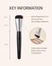 Glide Flat Foundation Brush for Liquid Makeup  Liquid Foundation Brush with Flat Top  Korean Makeup Brush with Super Micro Bristles  Studio Quality Makeup Tool