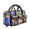 Professional Clear PVC Makeup Kits Organizer Make up Set Bag MUA Carry All Artist Transparent Vinyl Travel Cosmetic Bag with 6 External Pockets  Tissue Holder