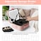 MocadoTravel Makeup Bag with LED Lighted Mirror Travel Makeup Organizer Makeup Case with 3 Color Lighted Setting and 10x Magnifying Mirror Portable Storage and Adjustable Dividers Makeup BoxPink