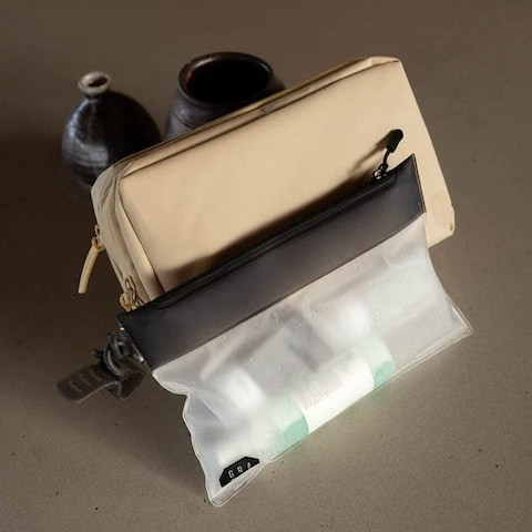 The Pouch  311 TSA Approved Clear Travel Toiletry Bag Carryon Travel Accessories Toiletries Cosmetic Quart Size Pouch Makeup Bags for Men and Women