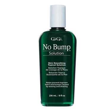 GiGi No Bump Skin Smoothing Topical Solution for after shaving waxing or laser hair removal treatment 8 fl oz