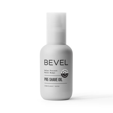 Bevel Pre Shave Oil for Men with Castor Oil Olive Oil and Tea Tree Oil Helps Soften Hair and Protect Skin from Irritation and Razor Burn 2 Fl Oz
