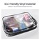 3Pcs Crystal Clear PVC Travel Toiletry Bag Kit for Women Men Waterproof Vinyl Organizer Makeup Bags with Zipper Handle Straps Cosmetic Bag Pouch Carry on Airport Airline Compliant Bag Handbag