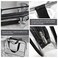3Pcs Crystal Clear PVC Travel Toiletry Bag Kit for Women Men Waterproof Vinyl Organizer Makeup Bags with Zipper Handle Straps Cosmetic Bag Pouch Carry on Airport Airline Compliant Bag Handbag