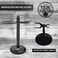 Viking Revolution Black Safety Razor Stand  Razor Holder and Shaving Brush Stand to Prolong the Life of Your Razor  Weighted Bottom for Extra Stability
