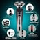 Electric Razor for Men  Rechargeable Electric Shaver for Men Waterproof Wet Dry Cordless Razor with Nose Hair Trimmer and Sideburns Trimmer