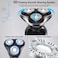 Electric Razor for Men  Rechargeable Electric Shaver for Men Waterproof Wet Dry Cordless Razor with Nose Hair Trimmer and Sideburns Trimmer