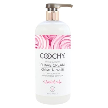 Coochy Intimate Shaving Cream for Women Sensitive Skin Shave Conditioner  Moisturizer for Face  Body Shave Cream Frosted Cake 32 oz