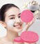50Count Compressed Facial Sponges for Estheticians 100 Natural Cellulose Professional Cosmetic Spa Sponges for Face Cleansing Massage Pore Exfoliating Mask Makeup Removal Pink