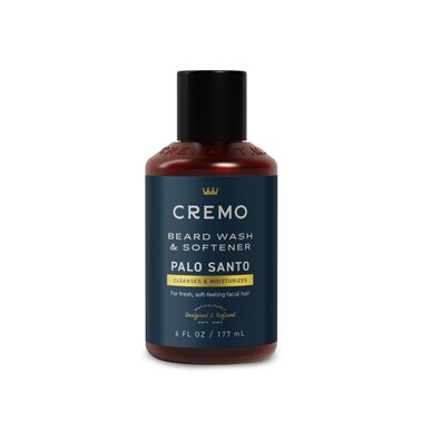 CremoPalo Santo Reserve Collection Beard Wash  Softener Moisturizes Styles and Reduces Beard Itch for All Lengths of Facial Hair 6 Fluid Oz