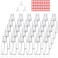 Spray Bottles 30 Pack 30ml 1oz Clear Empty Fine Mist Plastic Mini Travel Bottle Set Small Refillable Liquid Containers