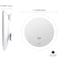 10X Magnifying Mirror with LED Light and 3 Strong Suction Cups Compact Lighted Makeup Mirror 4 AAA Battery Operated