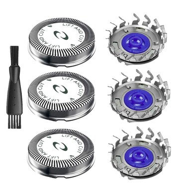 HQ56 Replacement Shaver Heads for HQ3 HQ4 HQ55 HQ56 HQ6Replacement Shaver Head Compatible with Philips Norelco HQ300 HQ442 HQ916 HS190 HQ6990 Electric Shavers etc