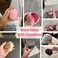 Makeup Sponge HolderDoublesided 5line Vented Silicone Beauty Blender Holder for TravelShatterproof Make Up Sponge Travel Case for All Sponges Sanitary Reuse Easy to CarryPink