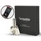 SwissklipHuman Power Nose Hair Trimmer for Men I Manual Nose Hair Trimmer for Women I Stainless Steel Nose Hair Remover for Men  Women I Easy to Use Ear Hair Trimmer I Keep Your Nose Neat and Clean