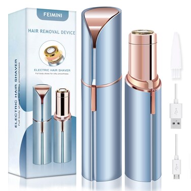 Facial Hair Removal for Women Painless Lady Face Electric Razor for Face Lip Chin The Best Female Mustache Remover USB Rechargeable