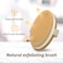 Metene Dry Brushing Body Brush with Soft and Stiff Natural Bristles Body ExfoliatingMassage Scrub Brush for Cellulite and Lymphatic Improve Your Circulation 2 Pack