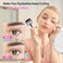 Eyelash Curlers Kit for Women w Lash Curler Eyelash Comb Seperator 3 in1 Mascara Brushes Eyelash Extension Tweezers Foldable Eyebrow Brush and Comb 10 Silicone Refills Pads for Natural Eyelashes