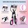 Eyelash Curlers Kit for Women w Lash Curler Eyelash Comb Seperator 3 in1 Mascara Brushes Eyelash Extension Tweezers Foldable Eyebrow Brush and Comb 10 Silicone Refills Pads for Natural Eyelashes