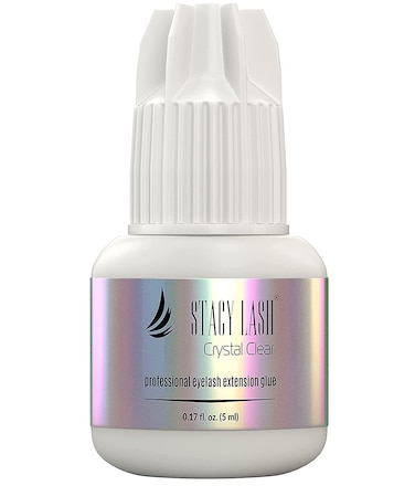 Crystal Clear Eyelash Extension Glue Stacy Lash 017floz5ml1 Sec Drying TimeRetention  8 WeeksTransparent AdhesiveProfessional Supplies