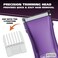 WahlPure Confidence Rechargeable Electric Trimmer Shaver  Detailer for Smooth Shaving  Trimming of The Face Underarm Eyebrows  Bikini Areas  Model 9865100