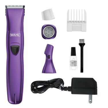 WahlPure Confidence Rechargeable Electric Trimmer Shaver  Detailer for Smooth Shaving  Trimming of The Face Underarm Eyebrows  Bikini Areas  Model 9865100