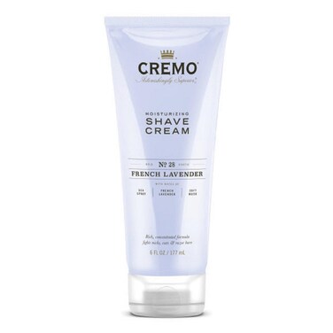 Cremo French Lavender Moisturizing Shave Cream Astonishingly Superior UltraSlick Shaving Cream for Women Fights Nicks Cuts and Razor Burn 6 Fl Oz