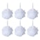 Bath Sponge Loofah Shower Pouf White Mesh Shower Puff Pack of 6 35gpcs