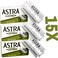 Astra Superior Premium Platinum Double Edge Safety Razor Blades 5 Count Pack of 3