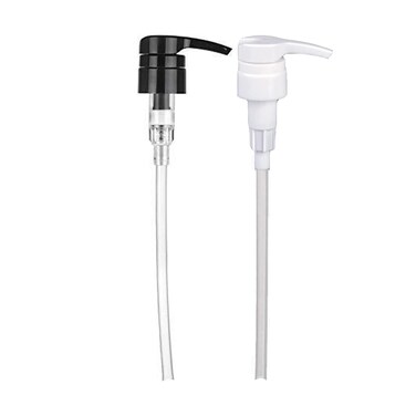 Universal ShampooConditioner Dispenser Pump for Bottles Leak Proof Pump Top Fits 1 L338 oz Bottles 28410 Neck Size Variety Pack of 2 Includes Black and White Pumps