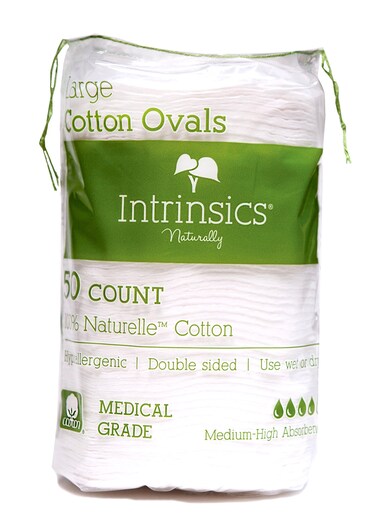 Intrinsics 407406 Large Oval Cotton Pads 3  50 Count