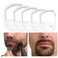 Beard Shaper Goatee Mustache Grooming Tool Face Hair Styling Template for Man  Transparent  5 PCSSet Transparent
