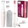 PHILIPSBeauty Womens Bikini Trimmer and Precision Trimmer Special Edition Bundle BRT38790Pink and White