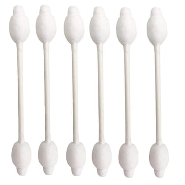 Baby Cotton Swabs Organic ChlorineFree Safety Swabs for Kids or Newborn Babies 100 Biodegradable Gentle Baby Qtips CrueltyFree  Hypoallergenic Children Cotton Buds 4 packs of 55 ct Total 220