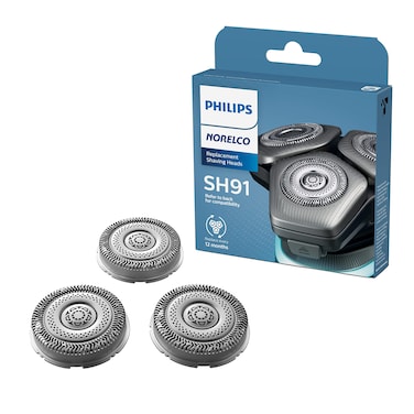 Philips NorelcoGenuine SH9152 Replacement Shaving Heads Compatible with Norelco Shaver Series S9000 and 9000 Prestige Latest Version for Refreshed SH9070 SH9870 and SH9880