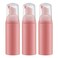 Tekson Foam Pump Bottle Pink Empty Travel Size Foam Dispenser Pump for Soap Shampoo Lash Cleanser60ml 3PCS