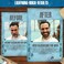 Blackbeard Formula X  Instant Hypoallergenic Temporary Beard Mustache Eyebrow and Sideburn Tint  Black 1 Pack