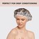 Kitsch Aluminum Foil Hair Heat Cap for Deep Conditioning  Reusable Heating Cap for Deep Conditioner Tin Foil Hat  Deep Conditioning Heat Cap for Hair Treatments Processing Cap for Hair Foil Cap
