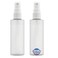 JND Plastic Spray Bottle Fine Mist 4 Oz  Refillable Reusable Portable Sprayer Travel Size Leak Proof for Household Use Essential Oil Cleaning Solution and Perfume 2 Pack 120 ml