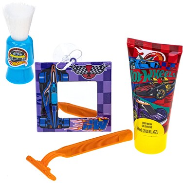 Hot Wheels My First Shaving and Grooming Pretend Play Kit Safe for Kids Boys Ages 3
