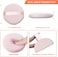 10 Pieces Pure Cotton Powder Puff Makeup Puff for Powder Foundation 315inch Normal Size with Strap Blending for Loose Powder Mineral Powder Body Powder Wet Dry Makeup Tool