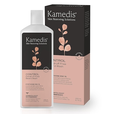 KAMEDIS Beard Wash  67 Oz Dandruff  Flake Free Ultimate Mens Shampoo Contains Pyrithione Zinc  Salicylic Acid Alleviates Itching  Irritation
