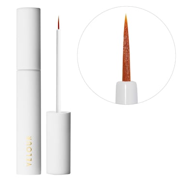 Velour Strong Eyelash Glue  Super Hold Vegan Lash Adhesive Brush on Applicator  Premium LatexFree Individual Bond for Strip Eyelash Extensions False Lashes White