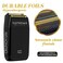 Supreme Trimmer Crunch Lite Foil Shaver for Men 60 Minute Runtime Mens Electric Razor for Bald Head Stubble STF600 Black